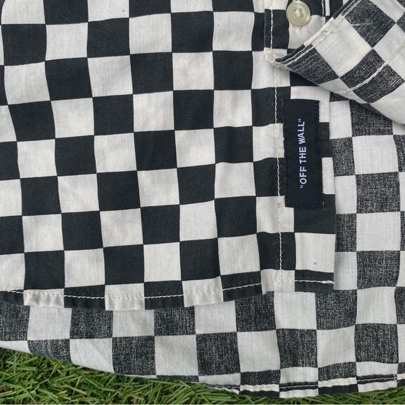 VANS CHECKERBOARD BUTTON UP XL #FML130042 - Picture 6 of 7